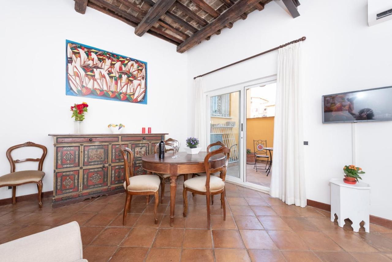 Stunning Campo De Fiori Apartment With Terrace ローマ エクステリア 写真